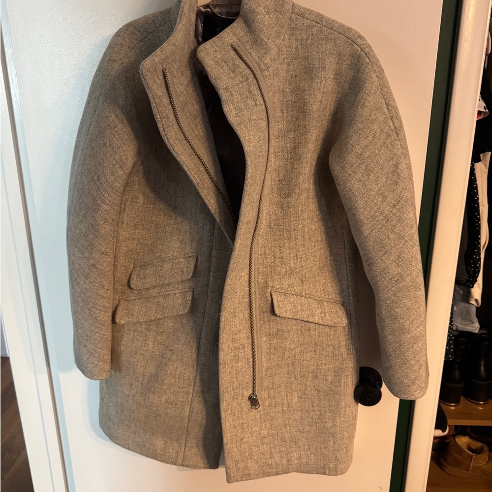 J. Crew women’s gray cocoon coat